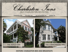 Tablet Screenshot of charleston-sc-inns.com